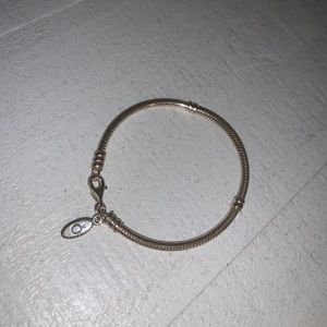 Silver Pandora bracelet